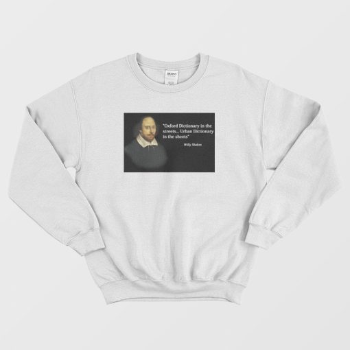 Oxford Dictionary In The Streets Sweatshirt