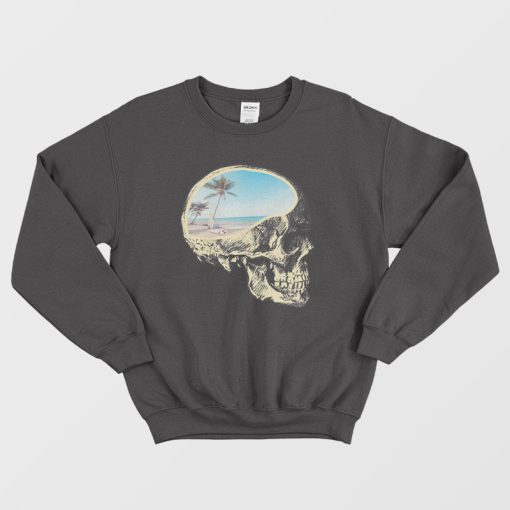 Skull Brain Beach Sweatshirt
