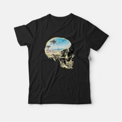 Skull Brain Beach T-shirt