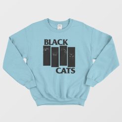 Black Cats Sweatshirt Parody Black Flag