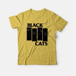 Black Cats T-Shirt Parody Black Flag