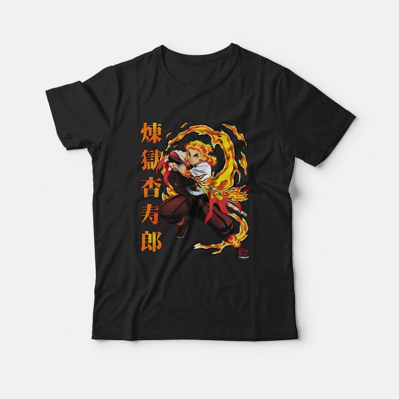 Demon Slayer: Kimetsu no Yaiba T-shirt B Kyojuro Rengoku