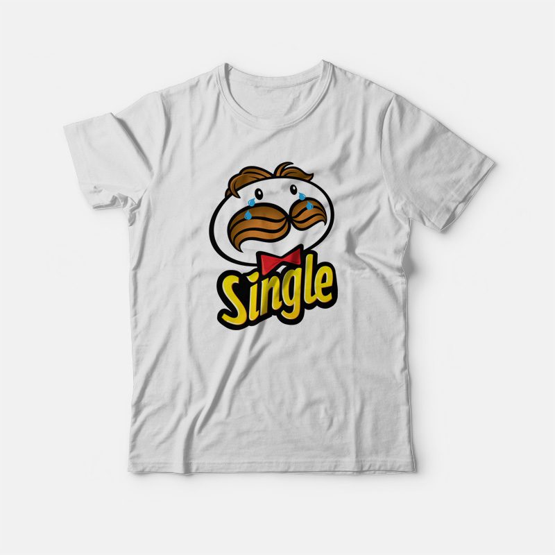 Single T-Shirt Pringle Parody For Sale -