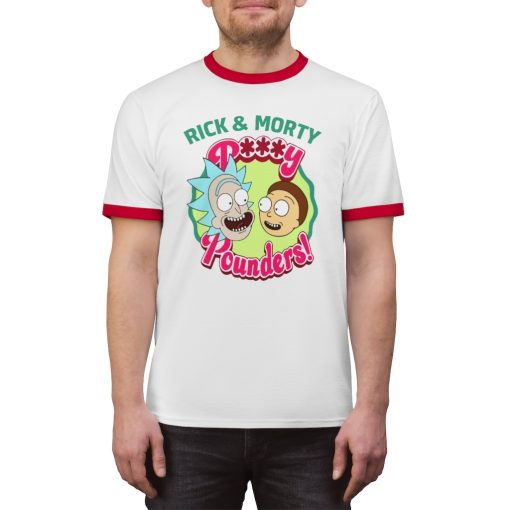 Rick and Morty Pussy Pounders Ringer T-shirt
