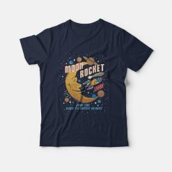 Moon Rocket T-shirt Vintage