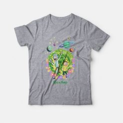 Rick and Morty Portal Planets T-shirt