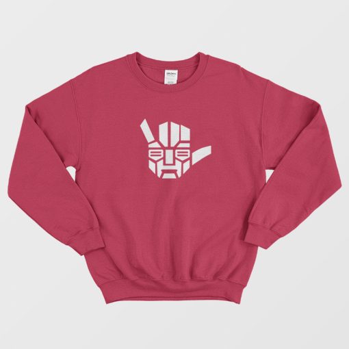 Transformers Rick and Morty Logo Sweatshirt