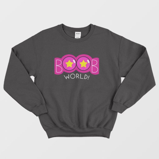 Boob World Sweatshirt Rick and Morty