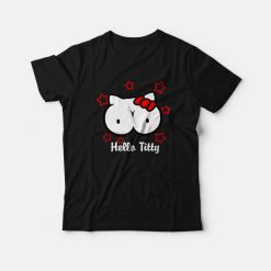Hello Titty Parodi Kitty Boobs T-shirt