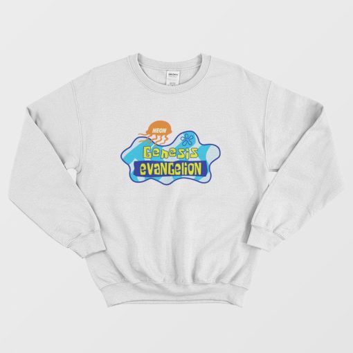 Neon Genesis Evangelion X Spongebob Sweatshirt