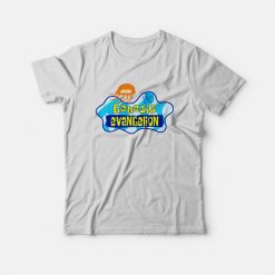 Neon Genesis Evangelion X Spongebob T-shirt