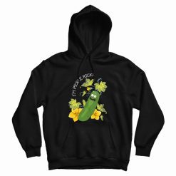 Pickle Rick Flower Hoodie Rick and Morty