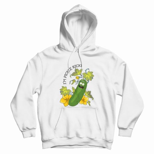 Pickle Rick Flower Hoodie Rick and Morty