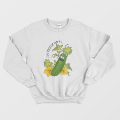 Pickle Rick Flower Sweatshirt Rick and Morty