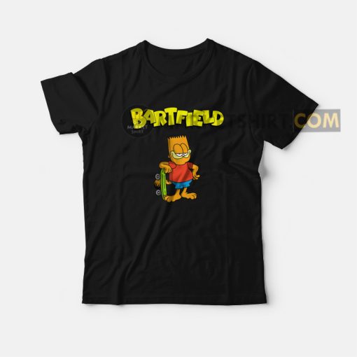 Bartfield Garfield Bart Simpsons T-shirt