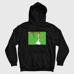 Homer Simpson Backing into Bushes Hoodie