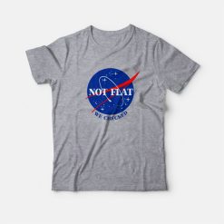 NASA Logo Not Flat We Checked T-shirt
