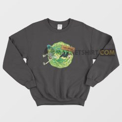 Rick and Two Crows Sweatshirt Rick and Morty