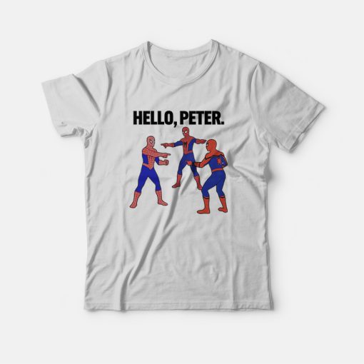 Spiderman Hello Peter T-shirt