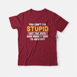 You Can't Fix Stupid But The Hats Sure Make It Easy To Identify T-shirt