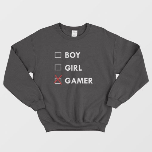 Boy Girl Gamer Sweatshirt