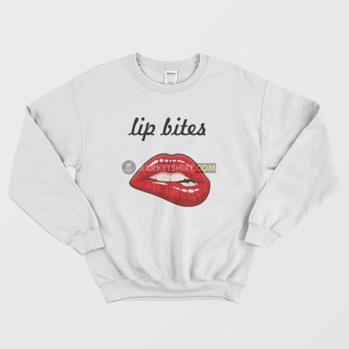 Lip Bites Bite Lips Sweatshirt