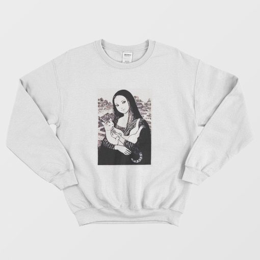 Mona Lisa Junji Ito Version Sweatshirt