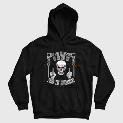Skull We Learn All Our Gang Shit From The Government Hoodie