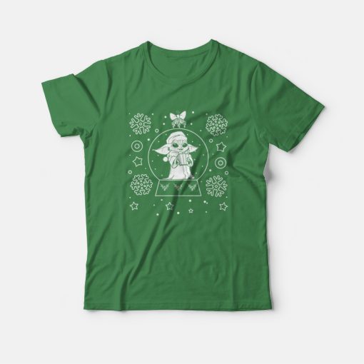 Baby Yoda Christmas Santa Hat T-Shirt