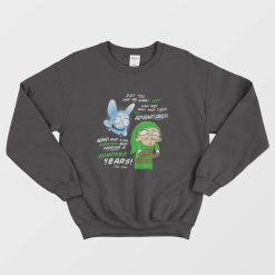 Link And Navi Forever And Ever Rick And Morty The Legend Of Zelda Sweatshirt