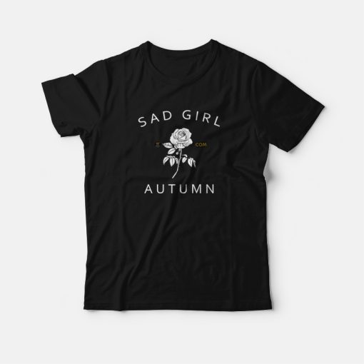 Sad Girl Autumn T-Shirt