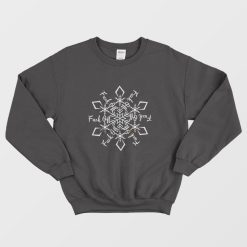 Fuck Off Snowflake Ornament Sweatshirt