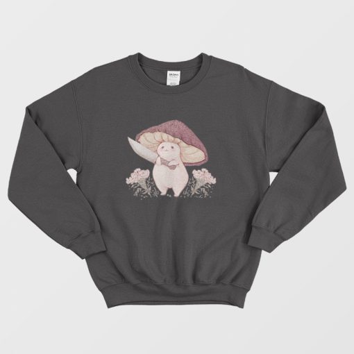 Cute Mushroom With a Knife Sweatshirt