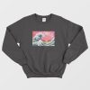 San Diego Wave Japan Wave Crossover Sweatshirt Funny