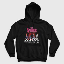 The Spider-Man Abbey Road Garfield Maguire Holland and Stan lee 2022 Signatures Hoodie