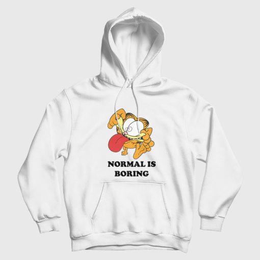 Garfield Normal Is Boring Hoodie