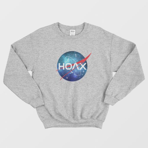 Hoax Nasa Parody Logo Sweatshirt