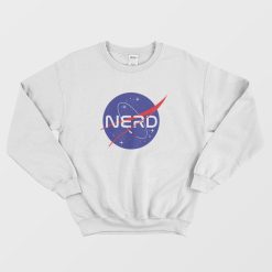 Nerd Nasa Parody Logo Sweatshirt