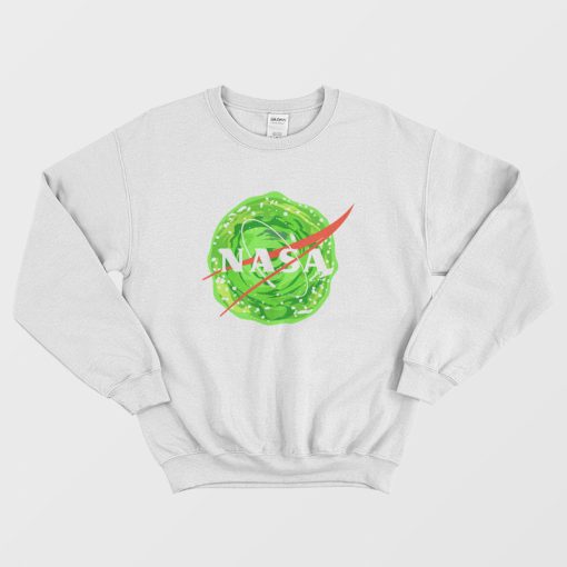 Rick and Morty Nasa Logo Portal Sweatshirt