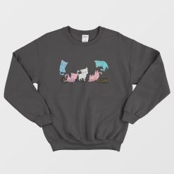 Transgender Pride Cat Sweatshirt