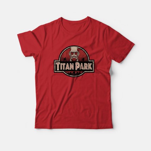 Attack On Titan Jurassic Park Mashup T-Shirt