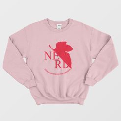 Nerd Neon Genesis Evangelion Nerv Logo Parody Sweatshirt