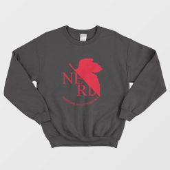 Nerd Neon Genesis Evangelion Nerv Logo Parody Sweatshirt