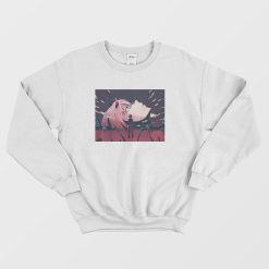 Zero Two Darling In The Franxx Neon Genesis Evangelion Crossover Sweatshirt