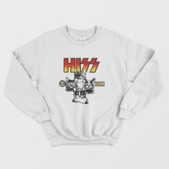Hiss Cat Parody of Rock Band Rock Rockin Sweatshirt