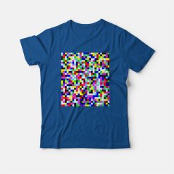 Tv Pixel Noise Grain Screen Vector Glitch Effect T-Shirt