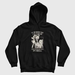 Skeleton On The Bright Side My Coffee Will Never Get Cold In Hell Hoodie