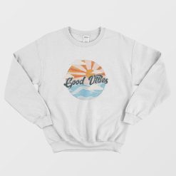 Good Vibe Beach Summer Vintage Sweatshirt