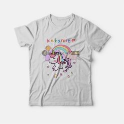 Ketamine Unicorn Horse Funny T-Shirt