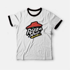 Pizza Slut Parody Ringer T-Shirt